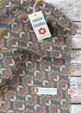 Bloom Brown cotton scarf by Susie Faulks