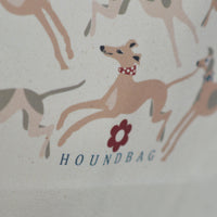 Hounds organic cotton canvas shopping bag