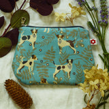 Jack Russel print oilcloth purse by Susie Faulks