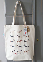 Terriers organic cotton canvas shopping bag