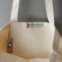 Hounds organic cotton canvas shopping bag