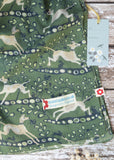 Whippet design cotton scarf by Susie Faulks