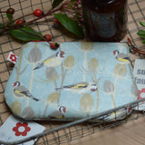Goldfinch print Small Oilcloth Purse by Susie Faulks
