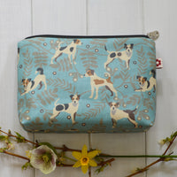 Jack Russell Oilcloth Washbag