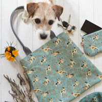 Jack Russell Oilcloth Tote Bag