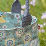 Betty Duck Egg vegan oilcloth tote bag by Susie Faulks