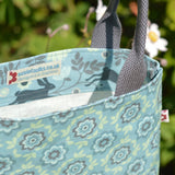 Betty Blue vegan oilcloth tote bag by Susie Faulks